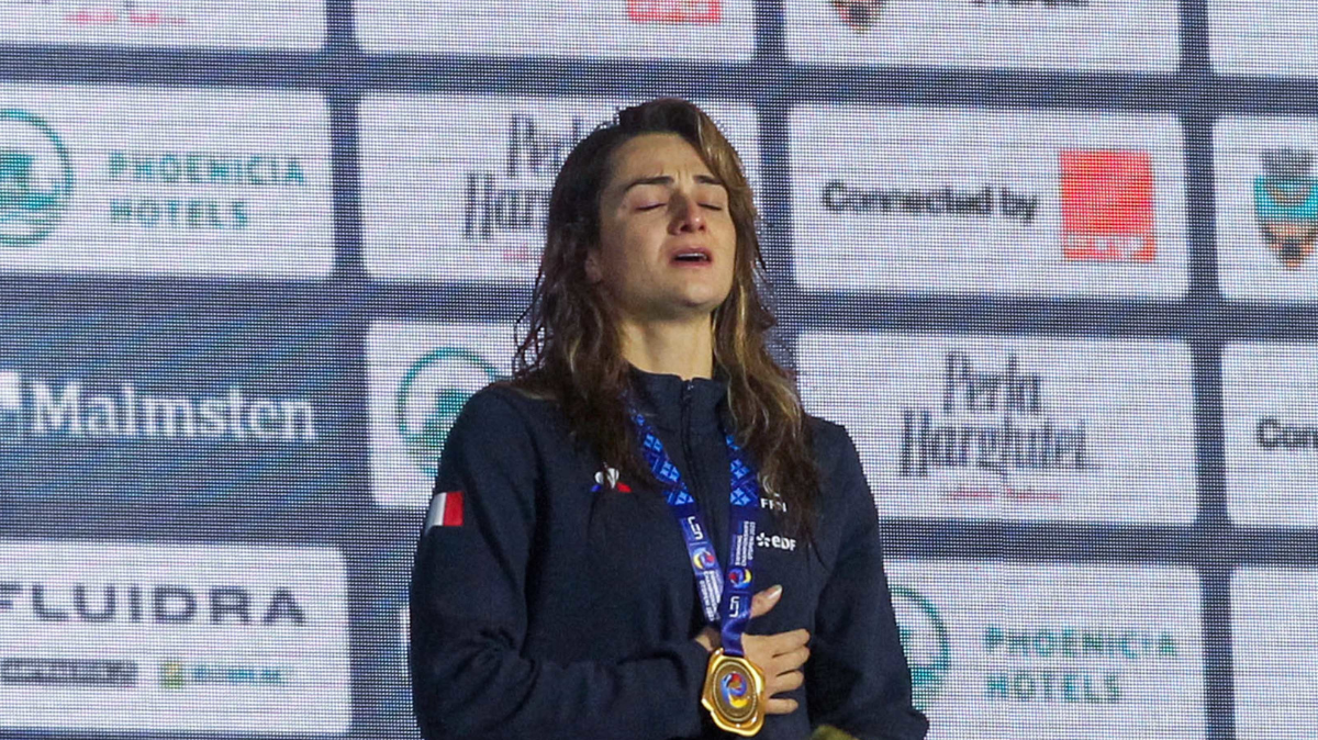 Euro petit bassin natation 2023 Béryl Gastaldello enfin en or sur 100 mètres nage libre !