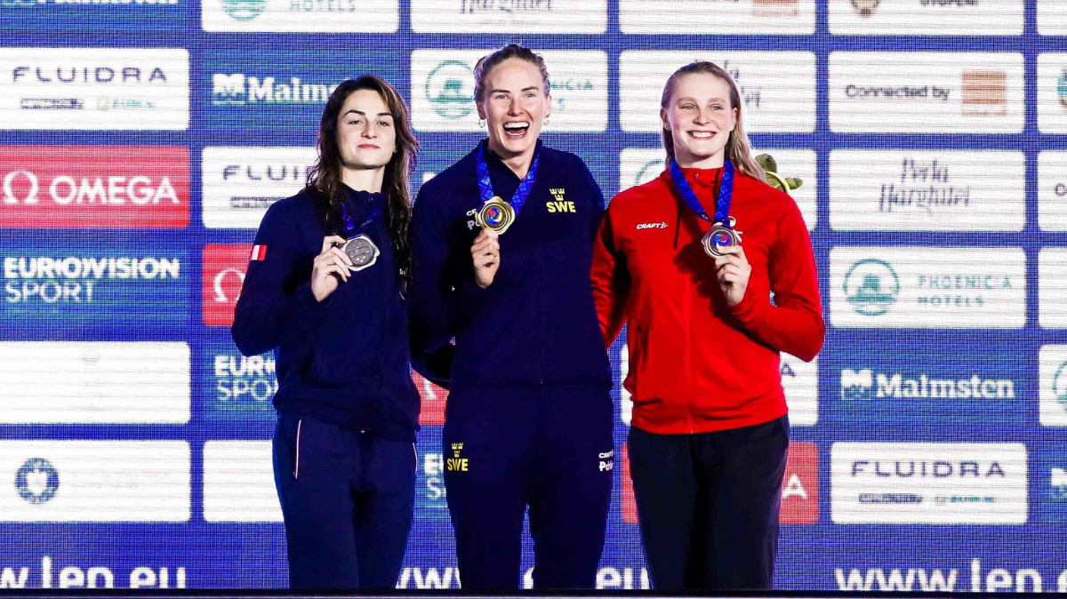 Euro petit bassin natation 2023 Béryl Gastaldello prend l'argent sur 50 mètres nage libre