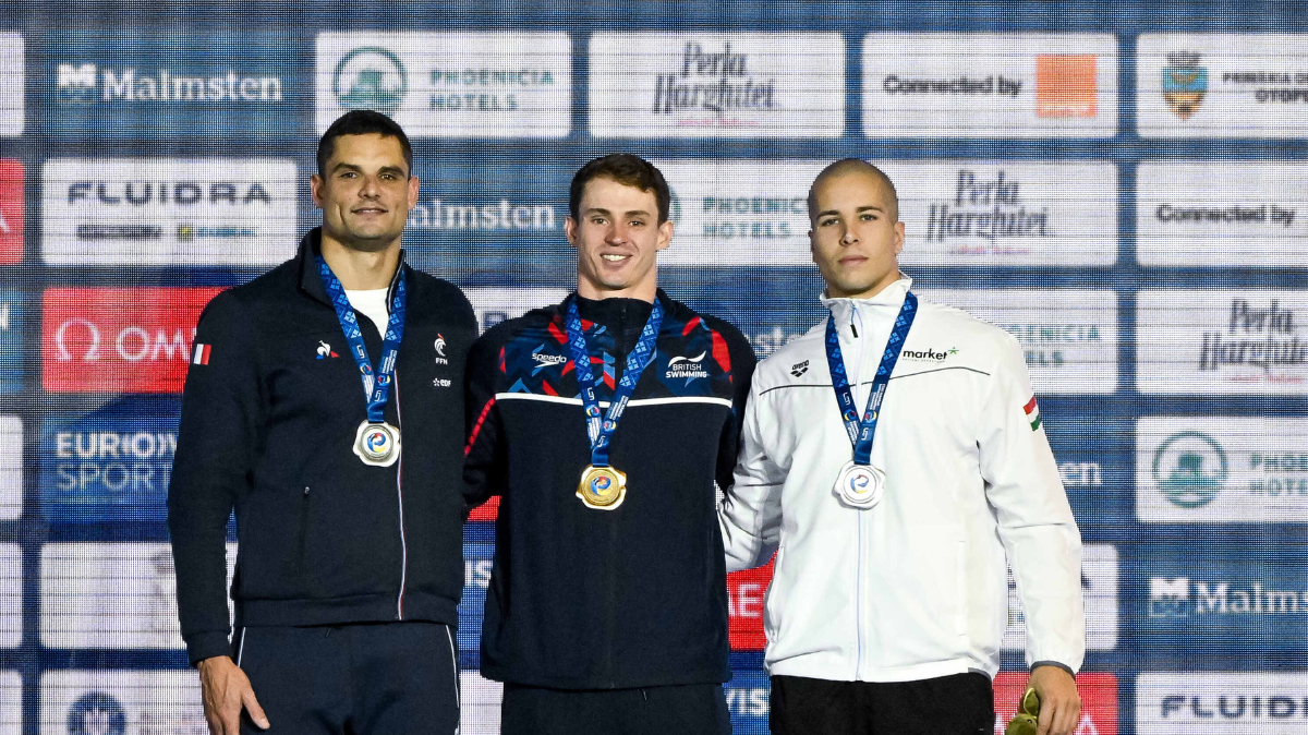 Euro petit bassin natation 2023 Florent Manaudou se pare d'argent sur 50 mètres nage libre