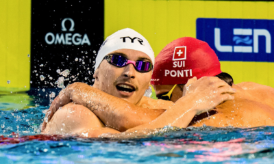 Euro petit bassin natation 2023 Maxime Grousset en bronze sur 50 mètres papillon
