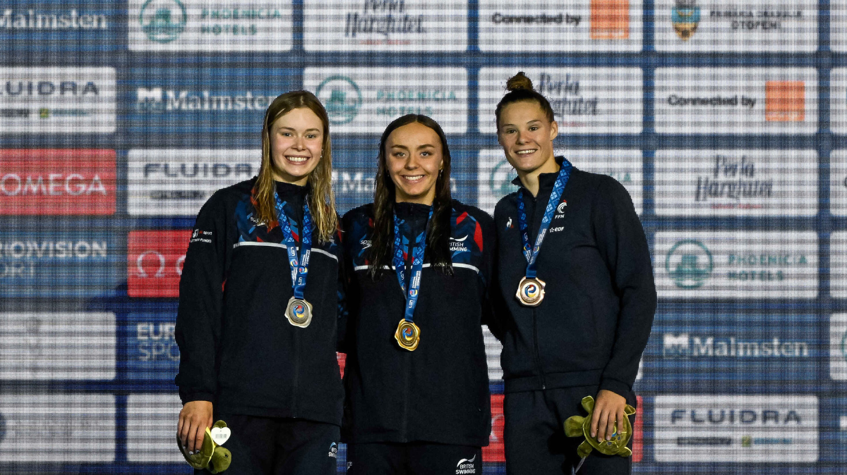 Euro petit bassin natation 2023 Pauline Mahieu prend le bronze sur 200 mètres dos