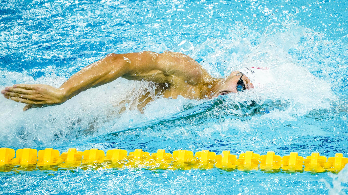Euro petit bassin natation 2023 Roman Fuchs 5e de la finale du 200 mètres nage libre