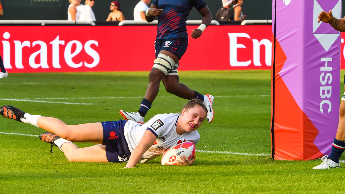 HSBC SVNS Series Les Bleues étouffent les Canadiennes et terminent troisièmes à Dubaï