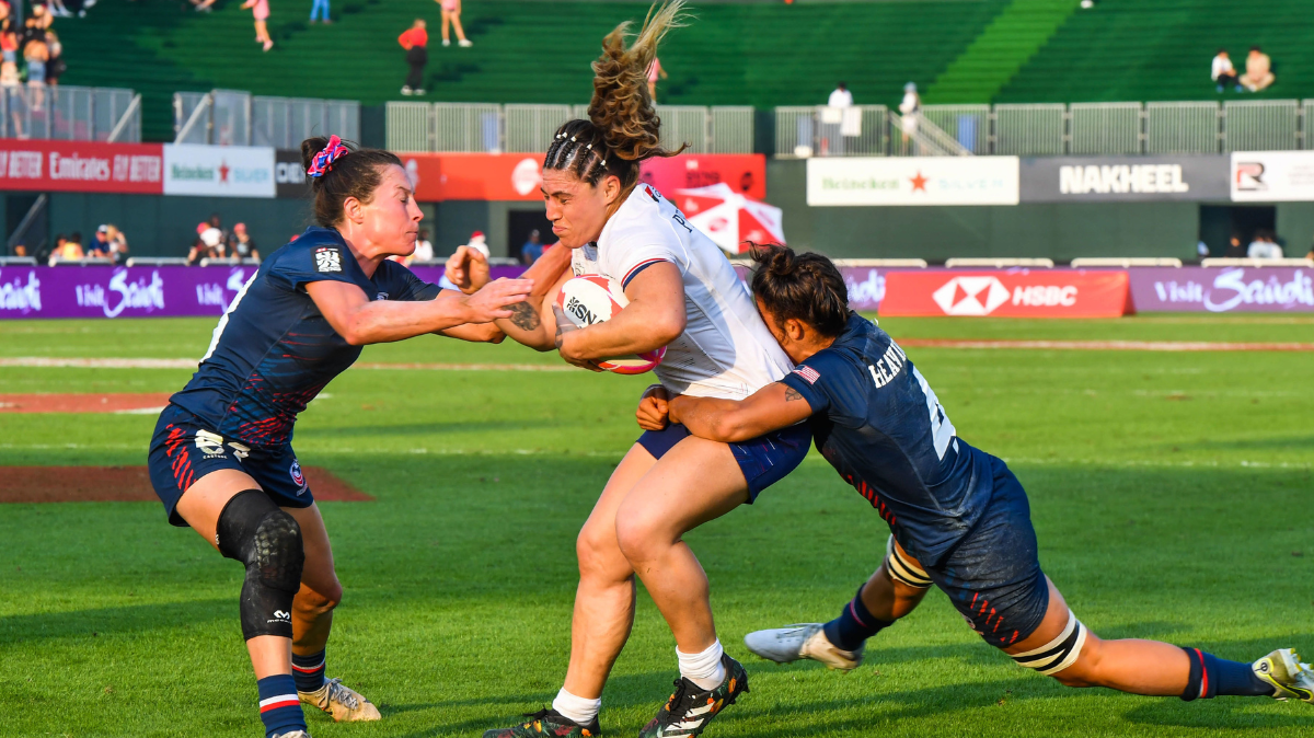 HSBC SVNS Series Les Bleues rejoignent facilement le dernier carré à Dubaï