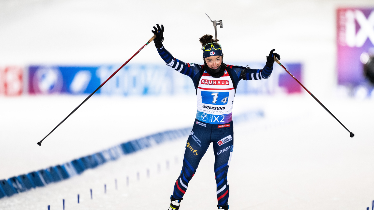 Ostersund Sprint femmes Première victoire pour Lou Jeanmonnot !
