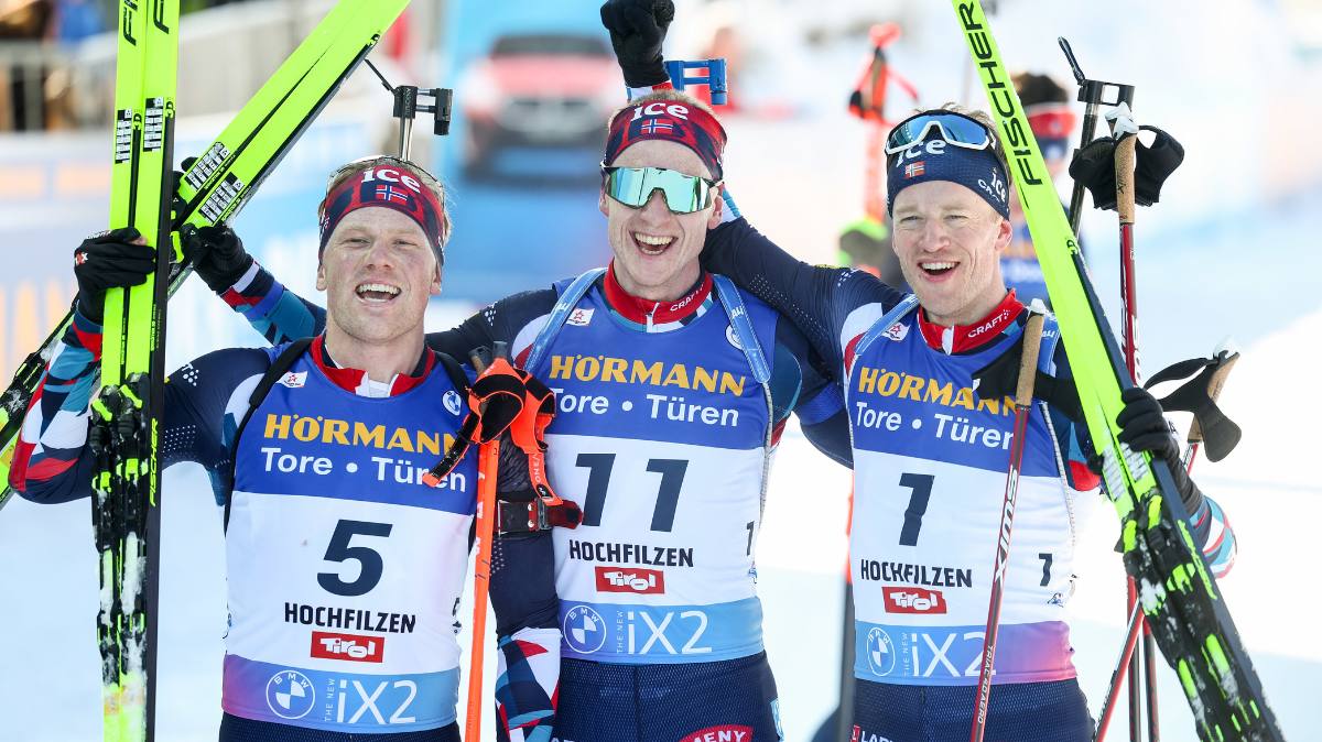 Poursuite Hochfilzen 2023 Johannes Boe s'impose, quadruplé norvégien (1)