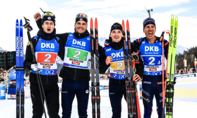 Relais hommes Hochfilzen 2023 La France assure la 2ème place derrière la Norvège (1)