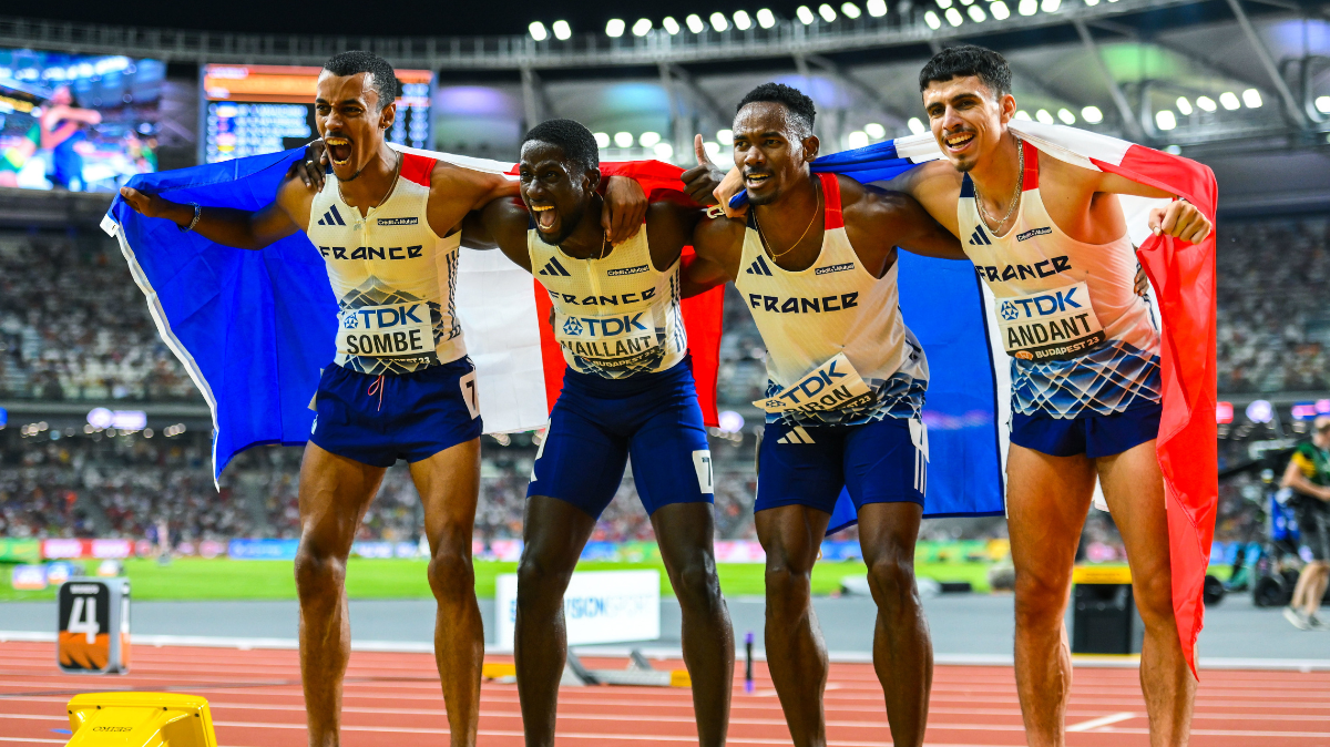 ATHLETISME - Retour sur la médaille du relais 4x400 m lors des championnats du monde d'athlétisme à Budapest.