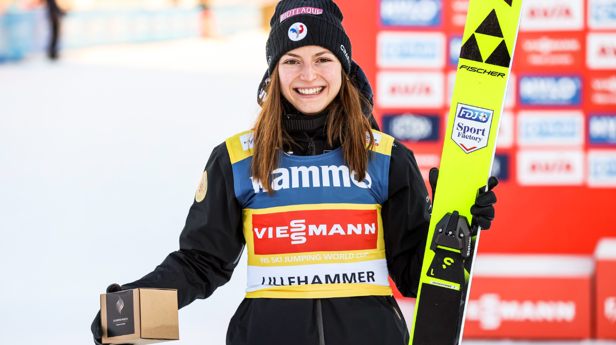 Saut à ski Joséphine Pagnier triomphe sur la manche de Lillehammer !