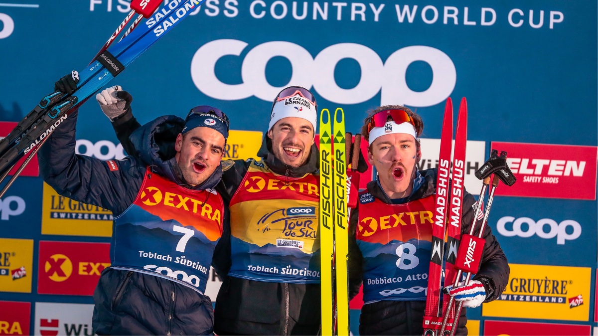 Ski de fond Lucas Chanavat remporte le sprint de Toblach devant Jules Chappaz !