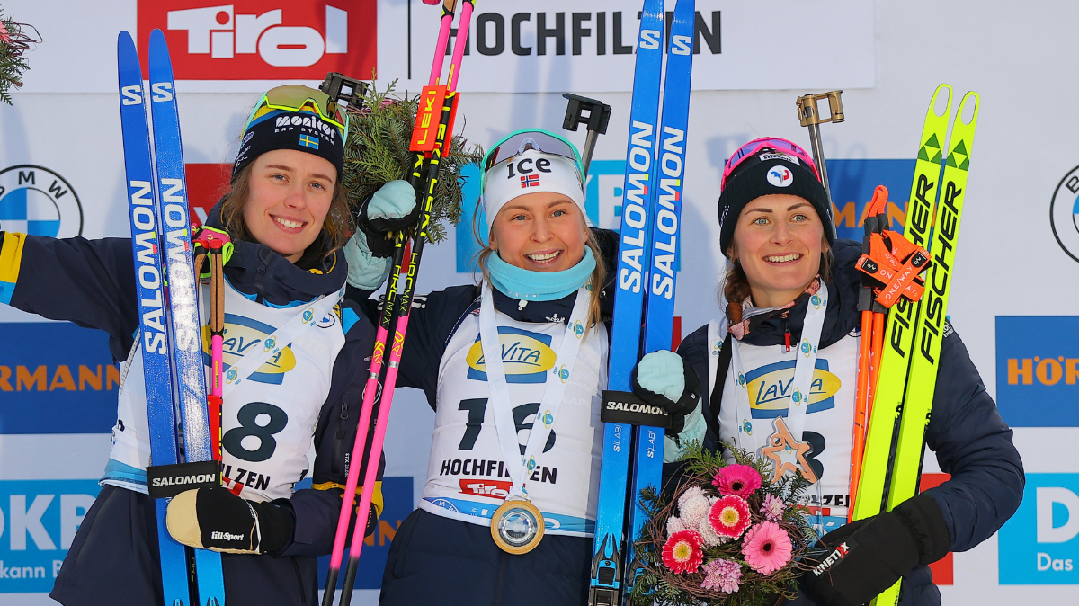 Sprint femmes Hochfilzen Justine Braisaz-Bouchet 3ème, Ingrid Tandrevold s'impose (1)