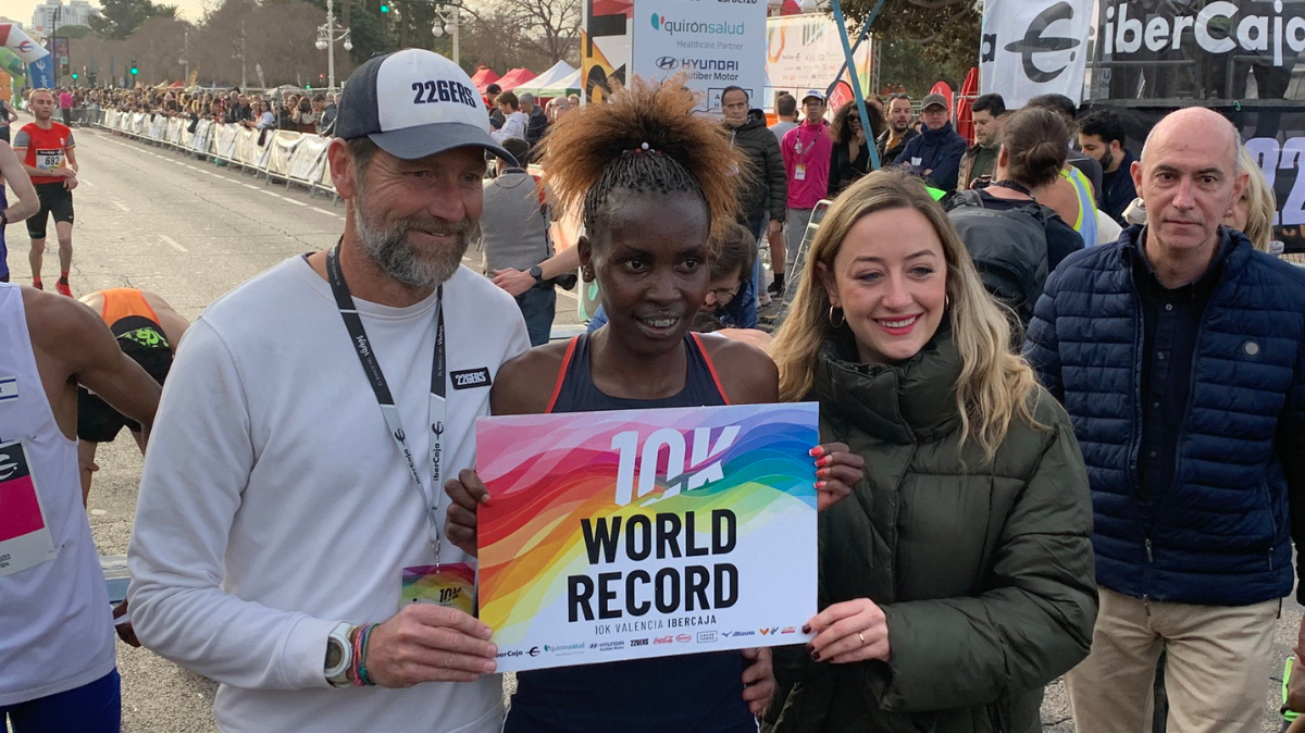 10 km de Valence Agnes Jebet bat le record du monde