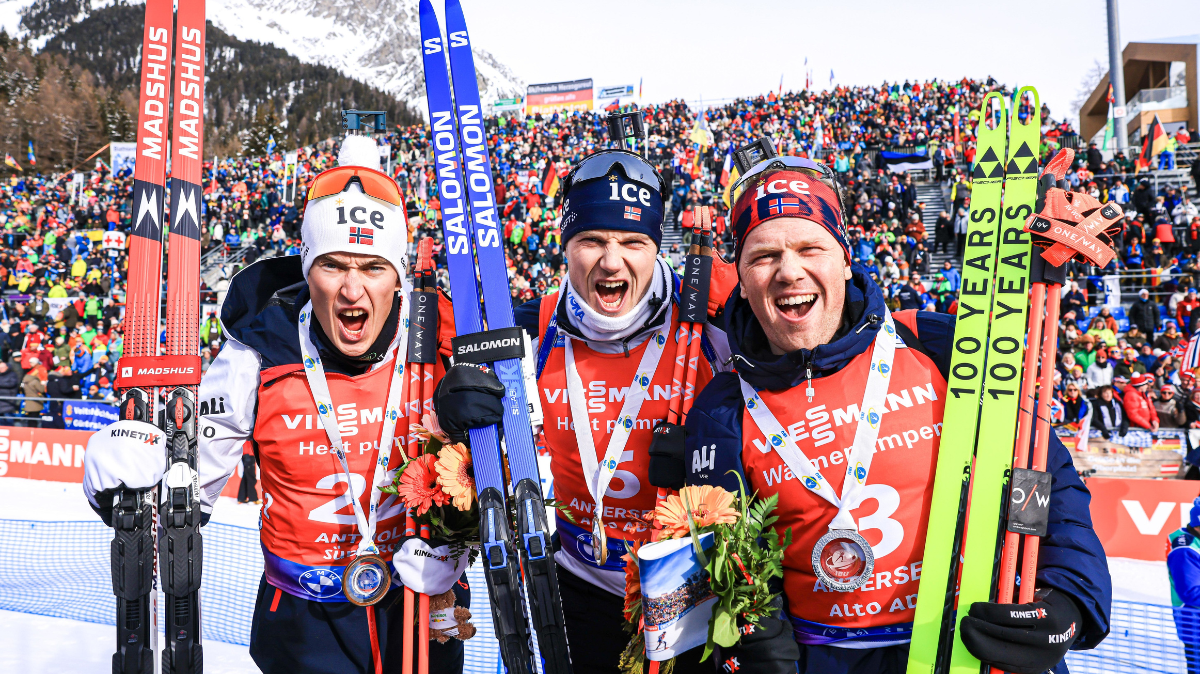 Antholz-Anterselva Vetle Christiansen remporte la mass start, Quentin Fillon Maillet 4ème