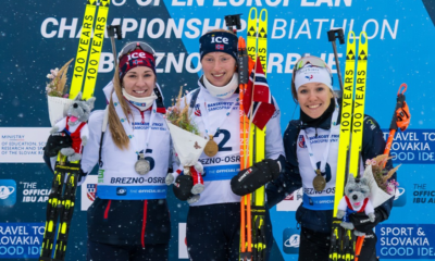 Biathlon Championnats d'Europe Océane Michelon en bronze sur la poursuite, Maren Kirkeeide sacrée
