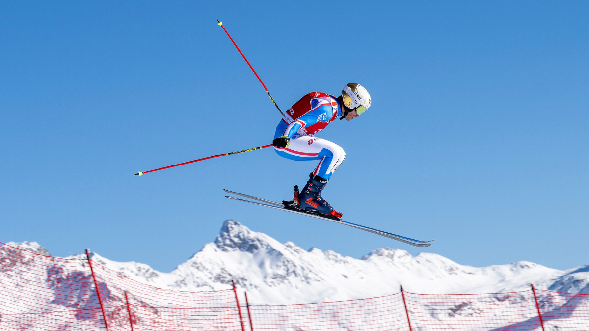 Coupe du monde de skicross Youri Duplessis Kergomard troisième à Saint-Moritz