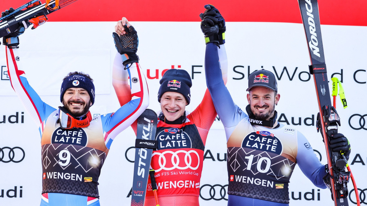 Descente 2 de Wengen Cyprien Sarrazin deuxième derrière un Marco Odermatt intouchable