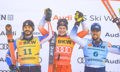 Descente Wengen Cyprien Sarrazin deuxième derrière le mutant Marco Odermatt (1)