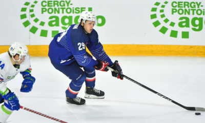 Hockey sur glace : Louis Boudon inscrit le premier but de sa carrière en AHL
