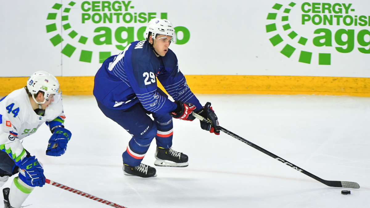 Hockey sur glace : Louis Boudon inscrit le premier but de sa carrière en AHL