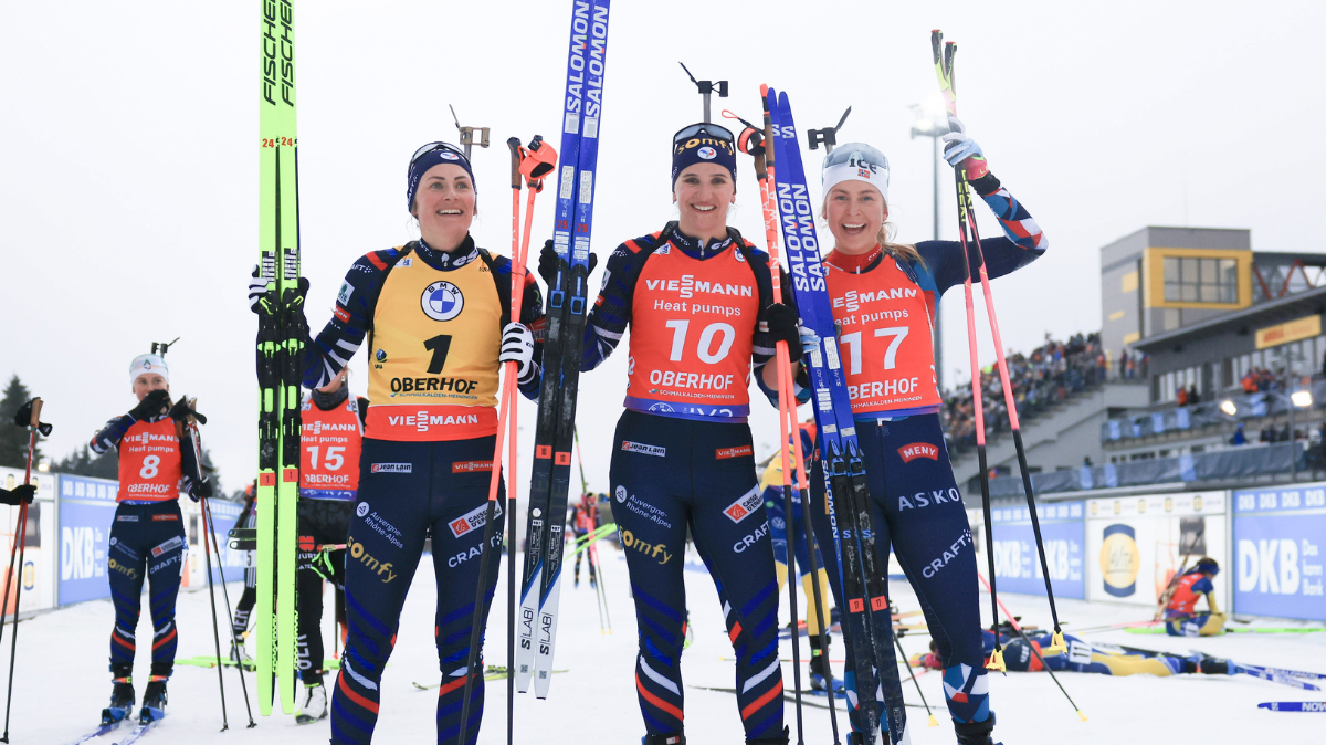 Oberhof Poursuite Femmes Julia Simon s’impose Justine Braisaz-Bouchet (1)