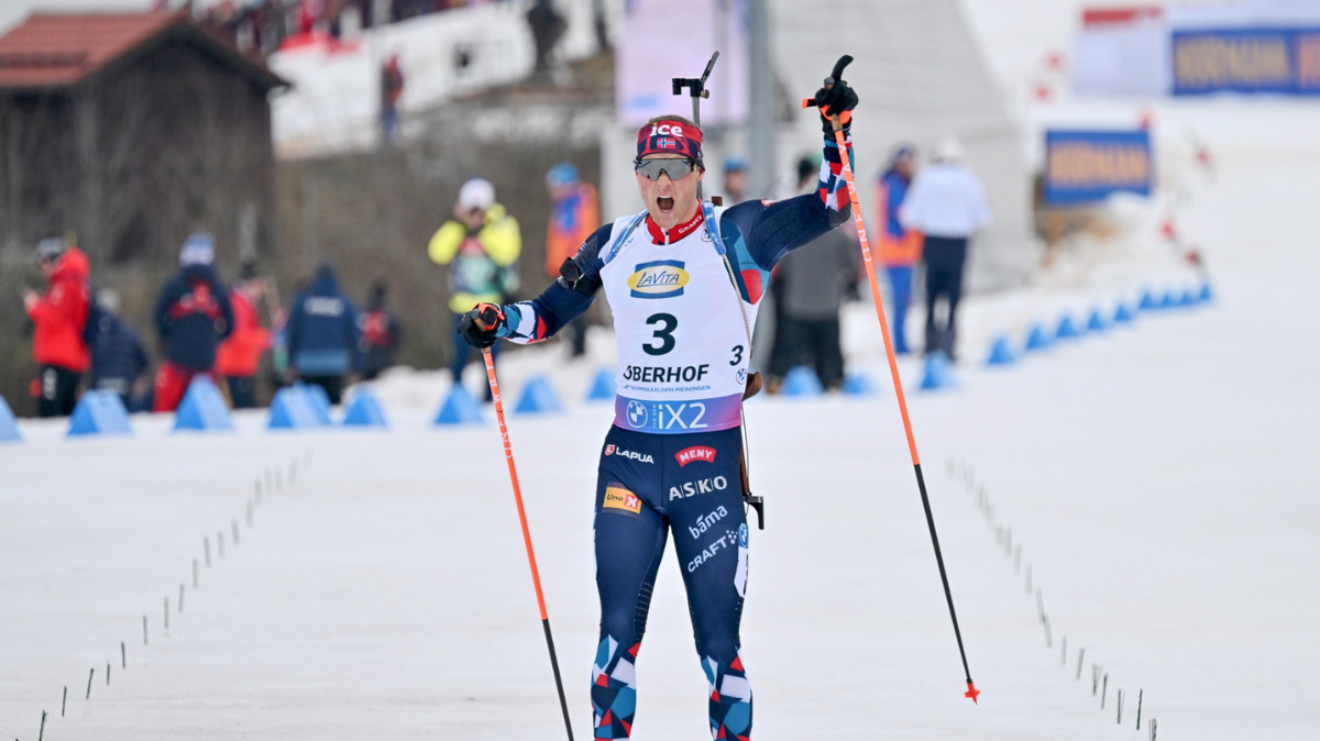 Oberhof Poursuite hommes Endre Stroemsheim s'impose avec un quintuplé norvégien (1)
