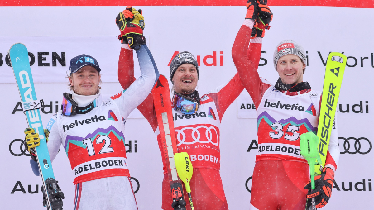 Slalom Adelboden Manuel Feller s'impose devant Atle Lie McGrath pour 2 centièmes (1)