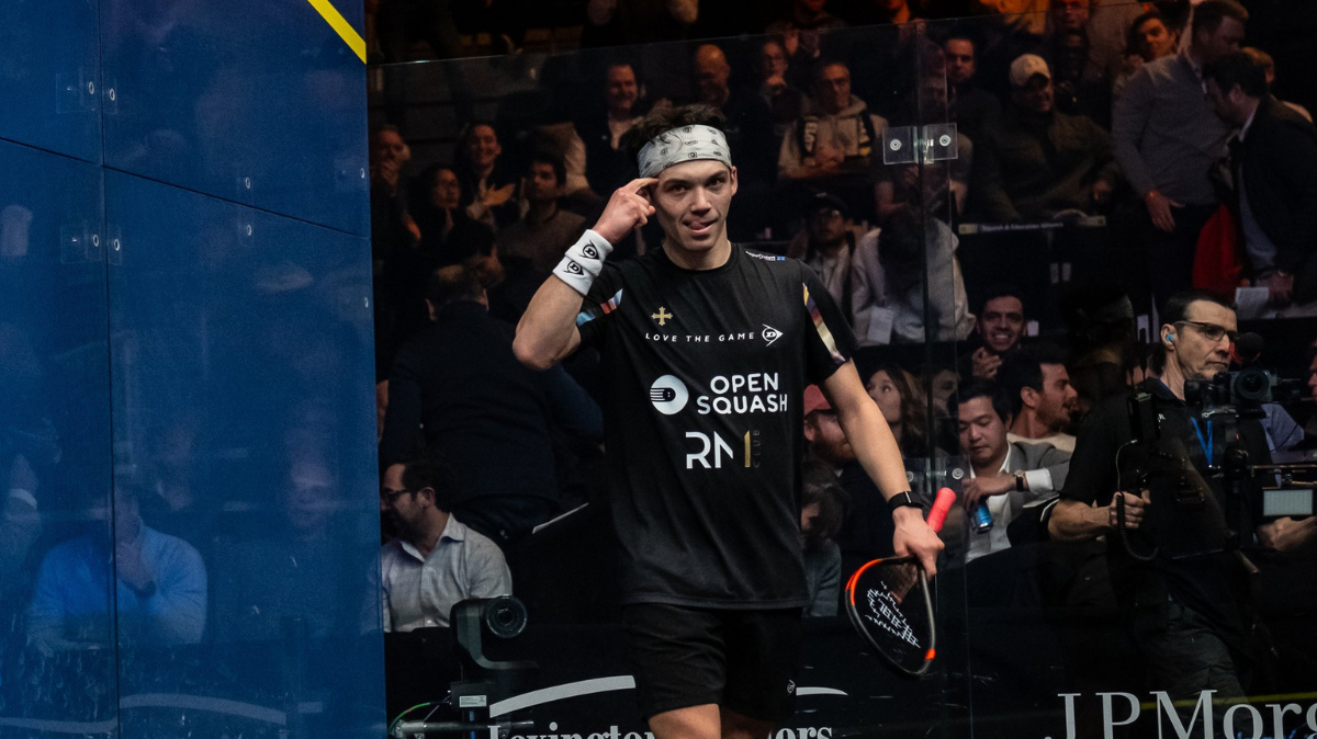 Squash Victor Crouin s'offre le n°3 mondial au Tournament of Champions