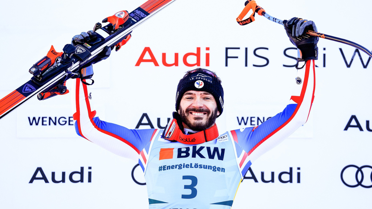 Super-G de Wengen Cyprien Sarrazin écrase la concurrence !