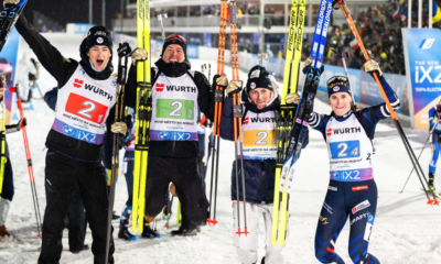 Biathlon Championnats du monde La France championne du monde du relais mixte ! (1)