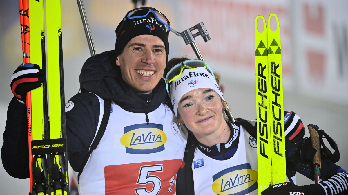 Biathlon Championnats du monde La France sacrée sur le relais mixte simple