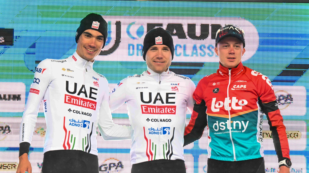 Faun-Drôme Classic 2024 Marc Hirschi l'emporte devant Juan Ayuso (1)