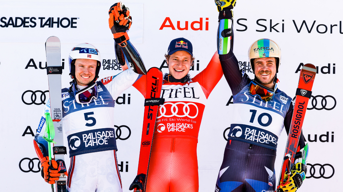 Géant Palisades Tahoe Une dixième victoire de rang et le gros globe de cristal pour Marco Odermatt !