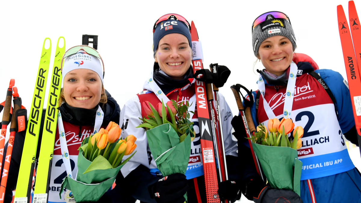IBU Cup 20232024 Océane Michelon deuxième du sprint à Obertilliach (1)