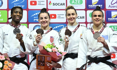Judo Grand Slam de Bakou 2024 Marie-Ève Gahié en argent (-70 kg) (1)
