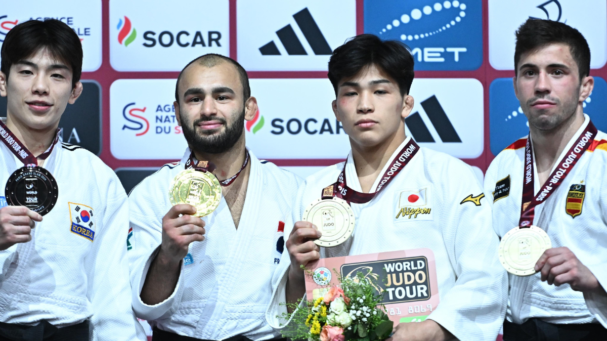 Judo Paris Grand Slam 2024 L'or pour Luka Mkheidze (-60 kg) (1)