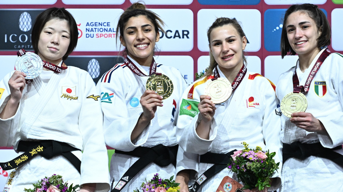 Judo Paris Grand Slam 2024 Shirine Boukli en or (-48 kg) (2)