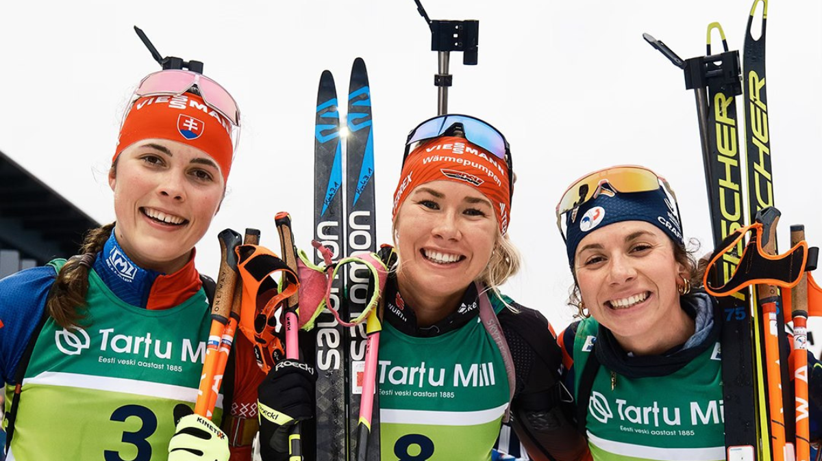 Mondiaux Biathlon JeunesJuniors Fany Bertrand en bronze sur la Mass Start 60 U22 (1)