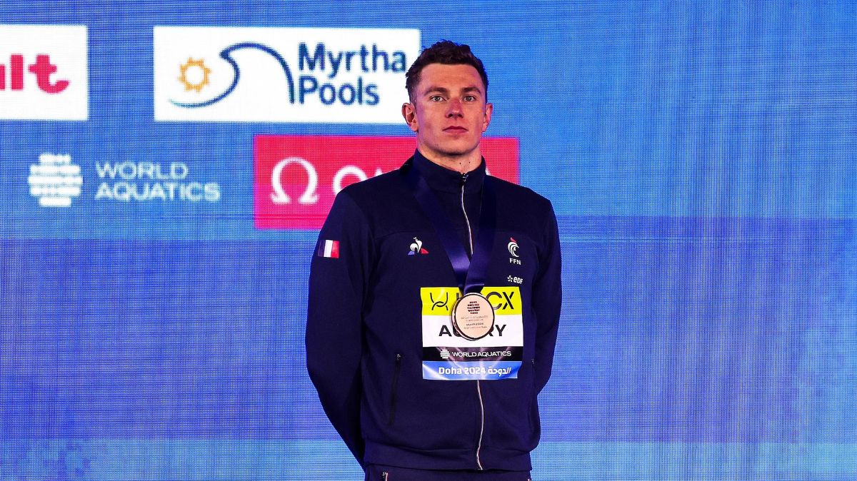 Mondiaux Natation 2024 David Aubry se pare de bronze sur le 1500 m (1)