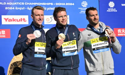 Mondiaux Natation Eau Libre Logan Fontaine triomphe sur le 5 km, Marc-Antoine Olivier en argent !