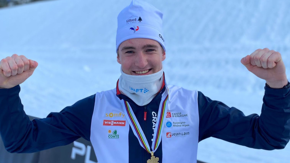Ski de fond Mathis Desloges champion du monde U23 de la Mass Start !
