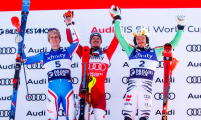 Slalom Palisades Tahoe Clément Noël deuxième derrière Manuel Feller