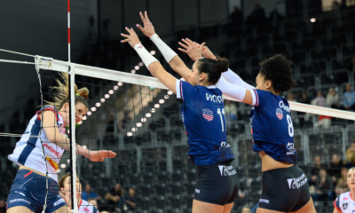 Volley CEV Cup féminine Béziers craque et quitte la compétition en quarts