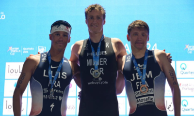 Coupe d'Europe Triathlon Cassandre Beaugrand et Vincent Luis prennent l'argent à Quarteira