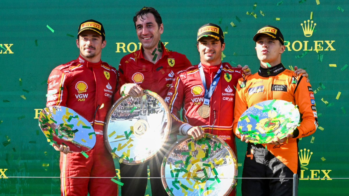 F1 GP d'Australie 2024 Victoire de Carlos Sainz et doublé Ferrari, Max Verstappen abandonne (1)