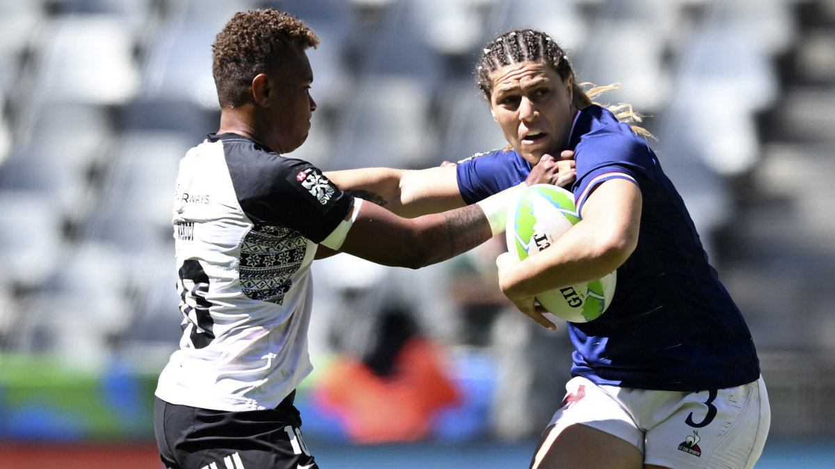 HSBC SVNS Series 20232024 Les Bleues coulent en quarts à Los Angeles contre les Canadiennes