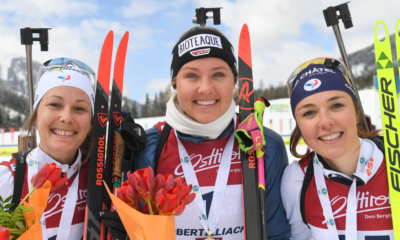 IBU Cup 20232024 Podium pour Chloé Chevalier et Camille Bened sur l'individuel court d'Obertilliach
