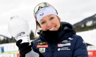 IBU Cup 20232024 Sur le podium du sprint à Obertilliach, Océane Michelon se rapproche du gros globe