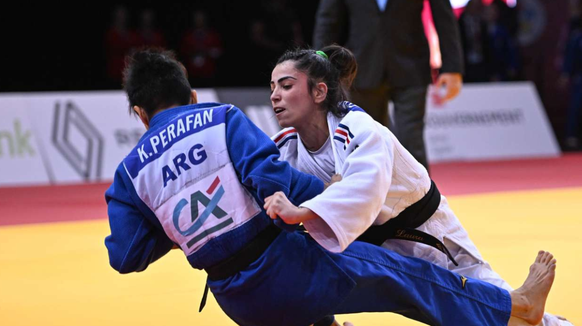 Judo Grand Slam Tbilissi Laura Espadinha en argent (-48 kg)