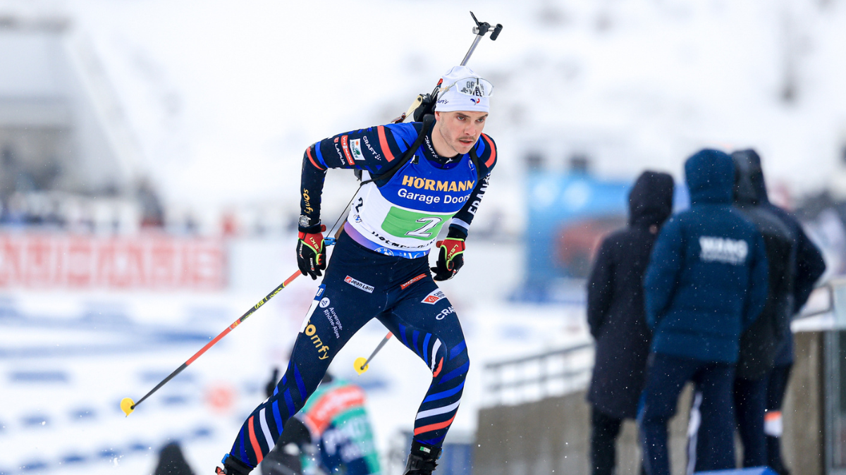 Poursuite hommes Soldier Hollow Émilien Jacquelin sur le podium, Johannes Boe l'emporte