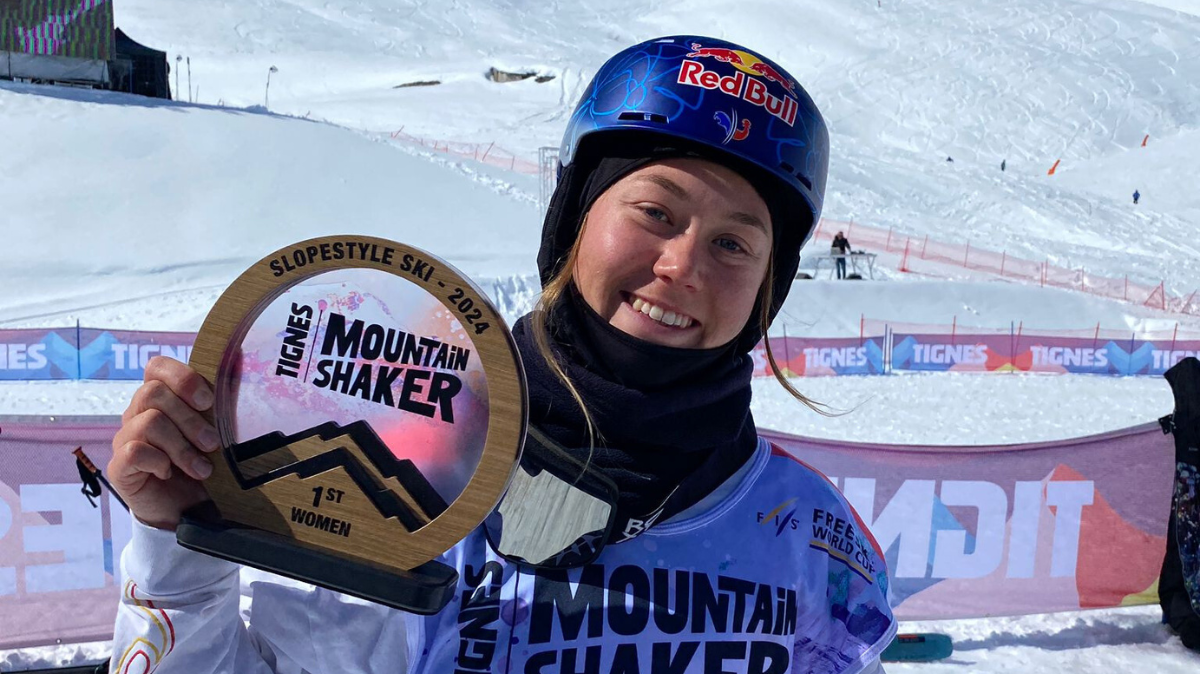 Ski Freestyle Tess Ledeux remporte l'épreuve de slopestyle à Tignes (1)